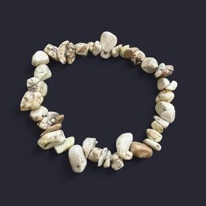 Magnesite Crystal Bead Bracelet